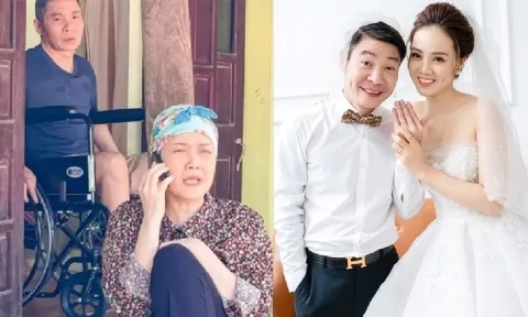 Hình ảnh NS Công Lý ngồi trên xe lăn được bàn tán xôn xao 