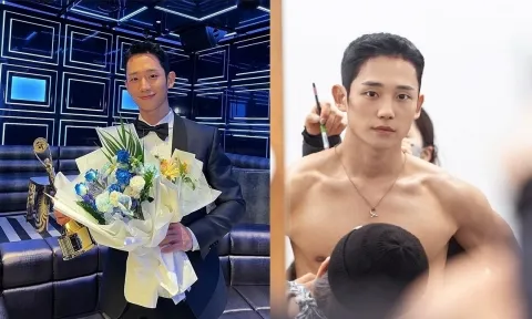 Khoảnh khắc mỉm cười của Jung Hae In giúp anh tỏa sáng trên không gian mạng