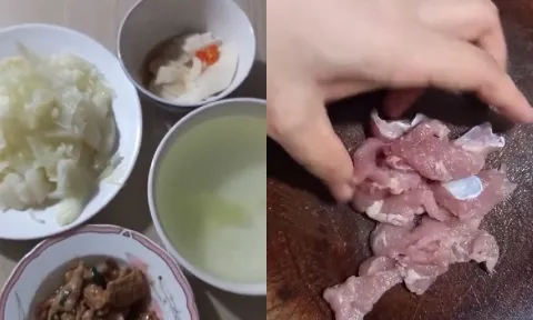 Nấu mâm cơm 4 người ăn chỉ với 10 nghìn đồng, cô gái gây tranh cãi gay gắt