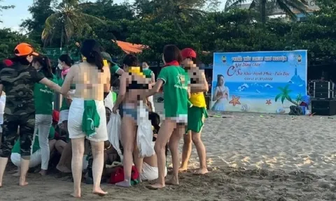 Công ty ở Phú Thọ xin lỗi vì có hành vi phản cảm ở biển Cửa Lò