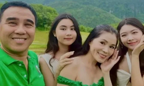 Gia đình hạnh phúc viên mãn của 'MC quốc dân' Quyền Linh, 2 con gái trở thành tâm điểm