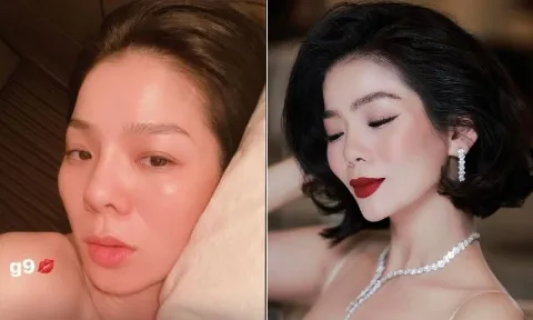 'Nữ hoàng phòng trà' khoe mặt mộc tuổi 41 giữa nghi vấn chia tay Lâm Bảo Châu