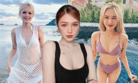 Ngắm loạt ảnh hot girl Xoài Non khoe body nuột nà trong váy lưới đánh cá