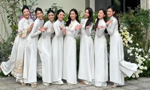 Chùm ảnh đám hỏi Bình An - Phương Nga: Dàn phù dâu phù rể trai tài gái sắc
