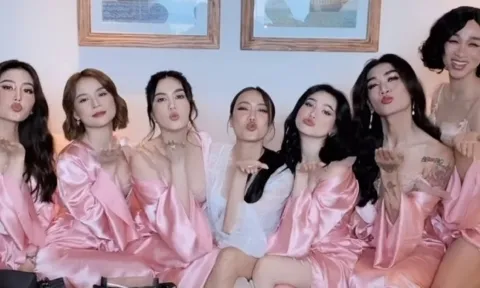 Chùm ảnh dàn phù dâu, phù rể 'chất như nước cất' của Diệu Nhi - Anh Tú