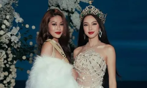 Thùy Tiên và Thiên Ân gây sốt khi trổ tài nhảy múa tưng bừng tại Miss Grand 
