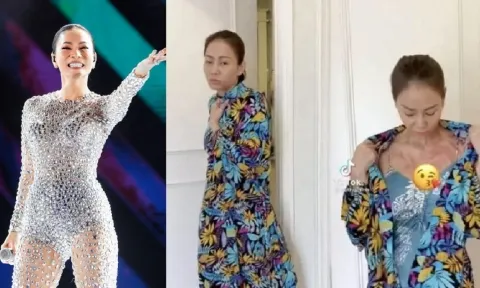 Thu Minh khiến fan giật mình với thân hình gầy nhom đầy vết bầm, mặt hốc hác
