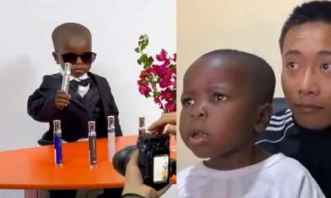 'Lôi con' - cậu bé châu Phi hot nhất MXH lên đồ cực 'bảnh' vẫn khiến dân tình 'cười bò' vì biểu cảm khó đỡ