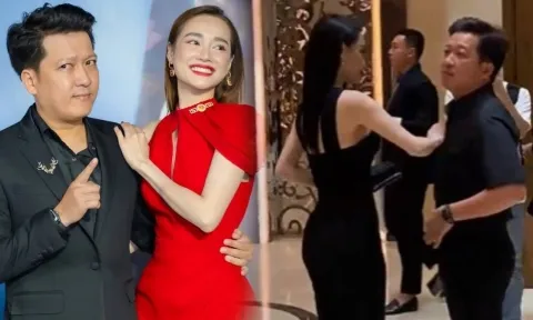Giữa chốn đông người, Trường Giang và Nhã Phương liên tục có hành động khiến người xung quanh 'khó chịu'