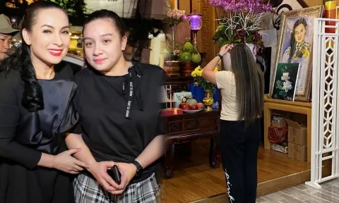 Trở về Việt Nam lần đầu sau khi Phi Nhung qua đời, Wendy Phạm có hành động khiến bao người ứa nước mắt