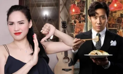 'Chiến thần review' Hà Linh 'sờ gáy' quán ăn của Trấn Thành: Mạnh tay giơ biển 'chê' vì điều này