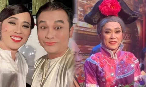 Hoài Linh tiếp tục đi ngược với tuyên bố 10 năm trước khi háo hức trong diện mạo 'mắt xanh môi đỏ'