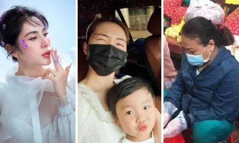 Sao Việt 5/9: Hòa Minzy và con trai hạnh phúc bên Minh Hải, Thủy Tiên thanh minh hậu Nathan Lee 'vỗ mặt'