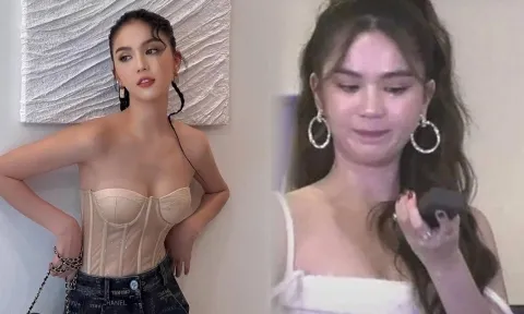 Lan truyền hình ảnh tố cáo con người thật của Ngọc Trinh: Mặt bóng dầu, bụng ngấn mỡ