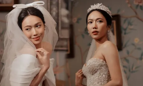 Rò rỉ hình ảnh váy cưới lộng lẫy của Diệu Nhi: Xứng danh cô dâu tháng 10!