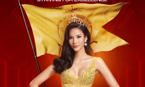 Hoàng Thùy chứng minh đẳng cấp 'beauty queen' với màn hiện diện ấn tượng trong vai trò mới