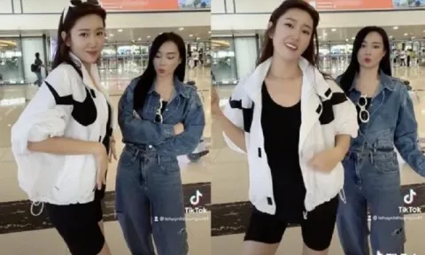 Tự tin đọ trình vũ đạo bên Thuý Ngân, Nhã Phương để lộ vòng eo gây chú ý