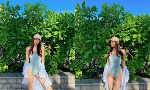 Tự tin khoe body bốc lửa, Lương Thùy Linh bị mất điểm vì bikini phản chủ