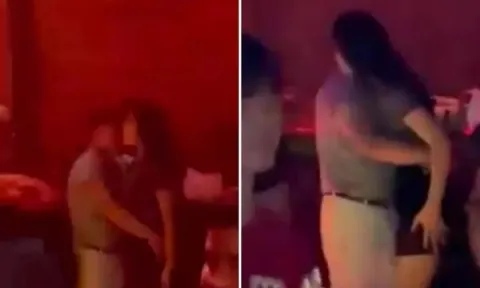 Lộ clip Shark Bình và Phương Oanh ôm hôn thắm thiết trong quán bar
