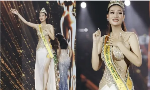 Khoảnh khắc đăng quang của tân Hoa hậu Hòa bình Đoàn Thiên Ân 