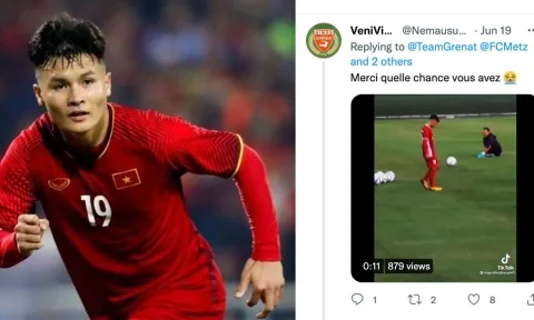 CĐV Metz bất ngờ đưa ra đánh giá về tiền vệ Quang Hải