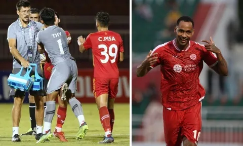 Đội nhà giành chiến thắng, 2 cầu thủ Campuchia vẫn lao vào 'ẩu đả' tại AFC Cup