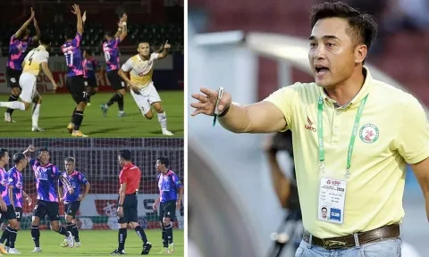 Bình Định thoát thua nhờ 'bàn thắng ảo', HLV Nguyễn Đức Thắng lên tiếng