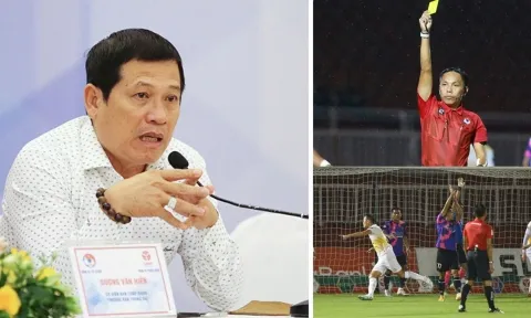 Ông Dương Văn Hiền lên tiếng về tình huống trọng tài công nhận 'bàn thắng ảo' tại V-League