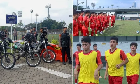 Cảnh sát Indonesia tăng cường an ninh, U19 Việt Nam tự tin 'hạ' Malaysia