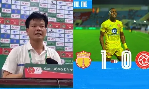 HLV Nguyễn Văn Sỹ chia sẻ 'bí quyết' giúp Nam Định đánh bại Viettel