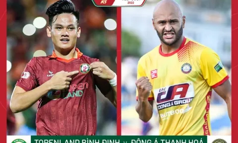 Trực tiếp Bình Định vs Thanh Hóa, link xem trực tiếp Bình Định vs Thanh Hóa: 18h00 20/08/2022