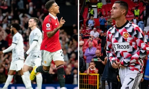 Cảm xúc của Ronaldo khi chứng kiến đồng đội 'xé lưới' Liverpool  