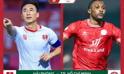 Trực tiếp Hải Phòng vs TP.HCM, link xem trực tiếp Hải Phòng vs TP.HCM:18h00 26/08/2022