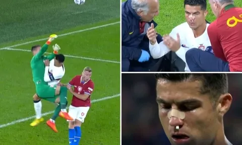 Vừa dính chấn thương tại Nations League, Ronaldo lại bị FA buộc tội 