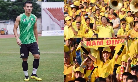 Tiền vệ Hà Nội FC bày tỏ sự ấn tượng với 'cầu thủ thứ 12' của Nam Định