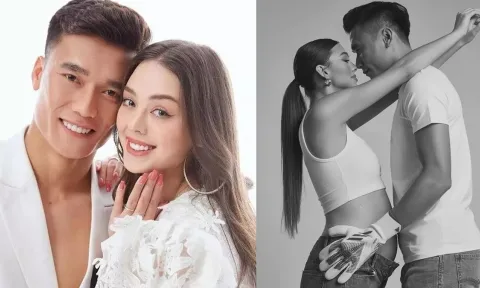 Sắp được làm bố, Thủ môn Bùi Tiến Dũng đăng thơ tặng vợ 
