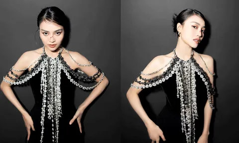 Lan Ngọc xuất hiện với set đồ nhung quyến rũ, nhan sắc đúng chuẩn mỹ nhân của showbiz Việt