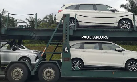 'Kình địch' Mitsubishi Xpander 2022 lộ diện trên đường về đại lý, chuẩn bị bán ra với giá 396 triệu
