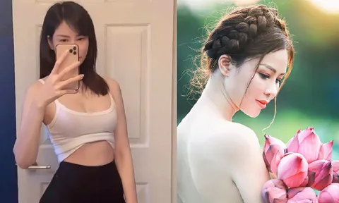 Con dâu tỷ phú Hoàng Kiều khoe eo thon không chút mỡ thừa, body ở tuổi U40 'đỉnh của chóp' 