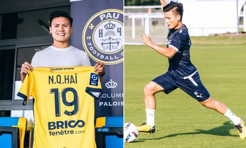 Quang Hải trở thành 'gà đẻ trứng vàng' tại Ligue 2, ngôi sao ĐT Việt Nam nhận món quà lớn từ Pau FC