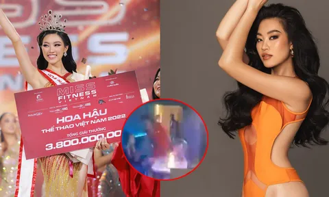 Rộ clip tân Miss Fitness Vietnam 2022 hít bóng cười, ngay lập tức trần tình về lùm xùm
