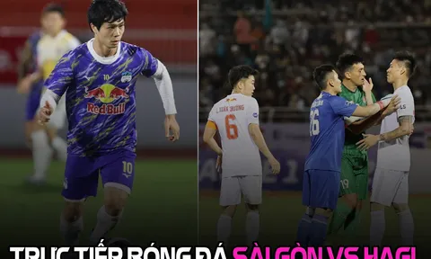 Trực tiếp bóng đá HAGL vs Sài Gòn - Vòng 11 V-League 2022 - Xem trực tiếp VTV6 Sài Gòn đấu với HAGL
