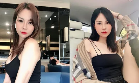 Con dâu tỷ phú Hoàng Kiều diện bikini khoe vòng 1 ngoại cỡ, để lộ hình xăm nơi nhạy cảm