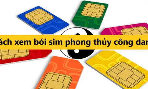 Bói sim phong thủy công danh hợp mệnh, kích tài vận 