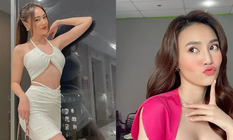 Lan Ngọc diện đồ xuyên thấu lộ nội y, tạo dáng gợi cảm gây nhức nhối khi chụp ảnh hậu trường
