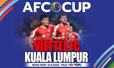 Trực tiếp bóng đá Viettel vs Kuala Lumpur, bán kết AFC Cup 2022: Link xem trực tiếp C2 châu Á FullHD