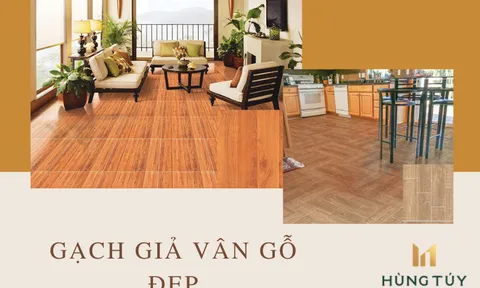 Gạch giả vân gỗ ưu điểm vượt trội sản phẩm của công nghệ tân tiến