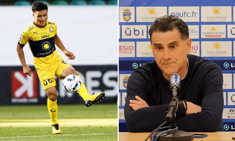 Hàng công Pau FC gây thất vọng lớn tại Ligue 2, Quang Hải bất ngờ được HLV Didier Tholot ưu ái?