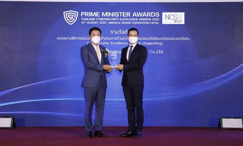 Huawei nhận Giải thưởng danh giá của Thủ tướng Thái Lan - Giải thưởng Xuất sắc về An ninh mạng 2022