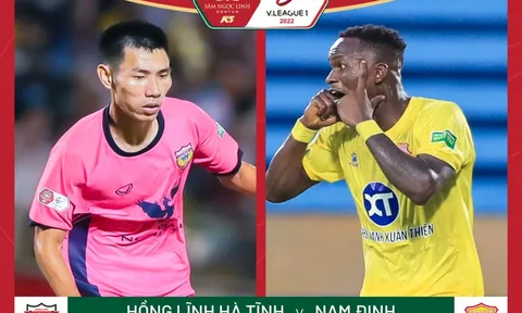 Trực tiếp bóng đá Hà Tĩnh vs Nam Định 19/8 - Vòng 13 V.League 2022 - Link trực tiếp trên On Sports